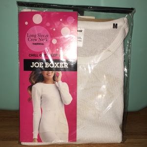 Joe Boxer Tops - New Joe Boxer white long sleeve thermal crew neck Joe Boxer Tops - New Joe Boxer white long sleeve thermal crew neck